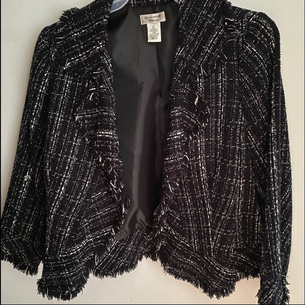 Black and White Dress Jacket